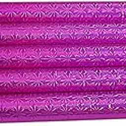 Unwrap Delights Plastic Holographic Metallic Colour Gift Packing Wrapper Paper – 18 Inches x 20 Meter Long Roll in Vibrant Pink – Shiny Holographic Finish Perfect for Gift Wrapping, Party Decorations, DIY Crafts, Special Occasions-picture-55