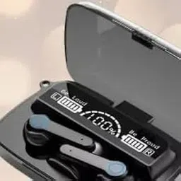 M19 Earbud TWS Wireless in Ear Earbuds with Touch Control Gaming Bluetooth Earphone Bluetooth Headset (Model-M19,Multicolor, True Wireless) image 1