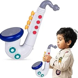 Musical Battery Saxophone Toy – Colorful, Fun Sound & Easy Play for Kids 3+ – Engaging Educational Instrument, Perfect Gift for Boys & Girls image 1