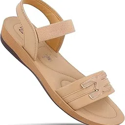 walkaroo Women's Fashion Sandals with Cushion Sole, Dual Straps with Ankle Loop and Lightweight - WLP77020-picture-20