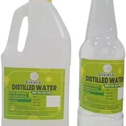 LIVARA Distilled Water 2 Litre with 1 Litre Set| Deionized DM Water | Zero TDS & Salt-Free Ultra Pure Water | Ideal for Battery, Laboratory, Steam Iron, Inverter, and Industrial Use(Pack of 2)-image-1