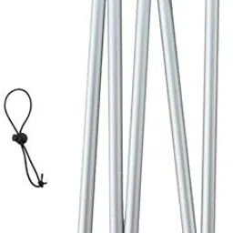 VELURA 2xTent Rods Canopy Poles Awning Support Pole Outdoor Gardening Shelter Tent Poles|1 Tent Pole(2 Pack)|Tent & Canopy Accessories| Outdoor Sports |Sporting Goods image 1