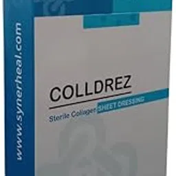 COLLDREZ -STERILE COLLAGEN WET SHEET DRESSING (SIZE 5 X 5 CM,PACK OF 1 UNIT/BOX) image 1