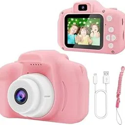 WORLD OF KITCHENCRAFT Kids Digital Camera – Video & Photography Camera for Boys & Girls, Age 3-10, Gift for Birthday, Christmas & Festivals, Toy Camera with Fun Features (Pink)-image-26