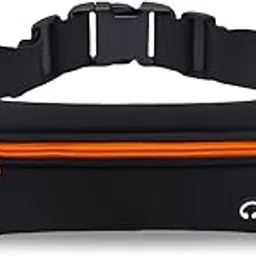 Running Waist Bag with Water Bottles – Waterproof Sports Fanny Pack with Phone Holder & Adjustable Strap (Orange)-image-68