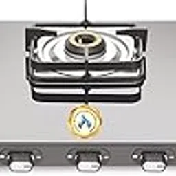 Sujata Gas Stove | 9 Years Warranty | 3 Burner Gas Stove Glass Top, Auto Ignition Gas Stove 3 Burner, SABAF, ISI Certified, LPG & PNG Compatible, Jumbo Pack with Brass Burner (Classic, Black)-picture-19