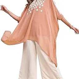 Women's Poly Georgette Solid Relaxed Tunic Shirt-image-38