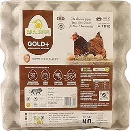 ABHI EGGS Gold+ With Immunity Boosters Brown Eggs Box (Pack of 30)-picture-30