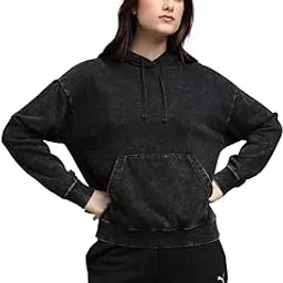 puma Women, ESS ELEVATED Wash Hoodie, Black, S (68810301)-picture-32
