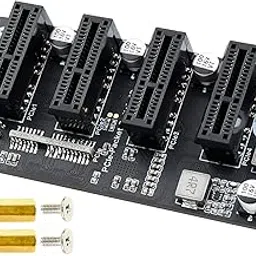 Waveshare Extended 4-CH PCIe Gen 2 x1 Expander,Driver-Free, Plug & Play,Powered from PCIe 12V or from 12V DC Header,Not Support Connect PC Directly-picture-39