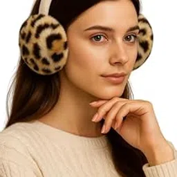 Fashionable Fur Earmuffs for Women – Winter Essential (Beige,Free Size)-image-46