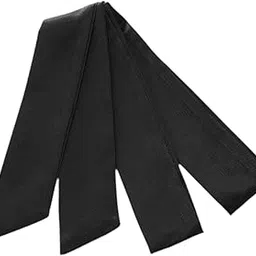 ujeavette Ribbon Sash Belt Long Waist Belt for Special Occasion Trench Coat Bridesmaid Black-picture-15