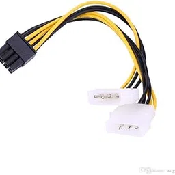 16cm 5 inch 8 Pin PCI Express Male To Dual LP4 4Pin Molex IDE Power Cable Adapte-picture-23