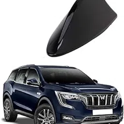 Stylish Car Roof Aerial Shark Fin Antenna Radio AM/FM Signal ABS (Black Color) Suitable for Mahindra XUV 700-picture-43