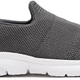 ELPIS Mesh Pull-On Men's Shoes – Lightweight, Breathable, Comfortable Slip-On Sneakers Grey-picture-11