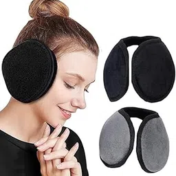 capiteum Ear Warmers For Men & Women Unisex Classic Fleece Winter Warm Earmuffs pack2-picture-33