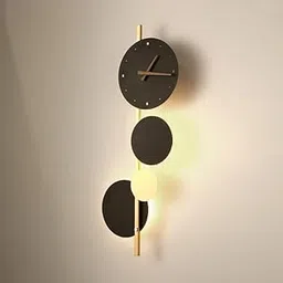 Smartway® Rio Modern Designer Hanging Metal Wall Clock Built-in LED for Wall Décor, Decorative, Bedroom, Drawing Room, Kitchen, Hall & Dining Room-picture-30