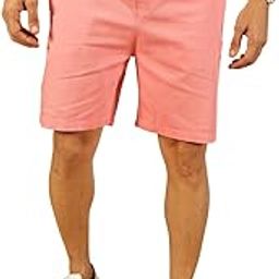 thomas scott Men's | Solid | Mid Rise | 100% Cotton | Casual | Light Weight | Chino | Shorts for Men-picture-10
