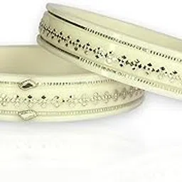 hem jewels 925 Pure Silver Pola Bangles for Women with Purity Certificate, Handmade Silver Chooda/Chudi/Jewellery for Gift - Classic Style (SB2)-picture-15