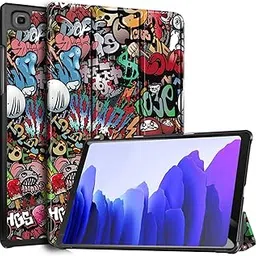 Robustrion Smart Trifold Flip Stand Case Cover for Samsung Galaxy Tab A7 26.42cm (10.4 inch) [SM-T500/T505/T507] 2020 - Hippy-image-3