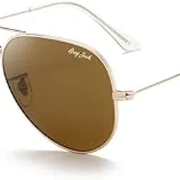 grey jack Aviator Glass Polarized Lens Sunglasses,Classic Pilot Style Eyewear for Men and Women GJ110102-picture-26