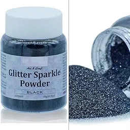 Glitter Sparkle Powder Black 20gm-picture-34