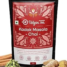 Udyan Tea Kadak Masala Chai | Authentic Indian Masala Chai Latte | Premium Blend with Fresh Tea Leaves & Real Spices, 250g-picture-35