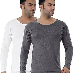 selfcare Men’s Soft Polycotton Striped Thermal Full Sleeve Round Neck Top| (Pack of 2)-picture-21