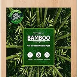 Pigeon by Stovekraft Large Natural Bamboo Wood Chopping Cutting Board for Kitchen Vegetables, Fruits & Cheese, BPA Free, Eco-Friendly, Anti-Microbial (34 x 24cm)| Brown-image-30