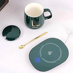 Coffee Mug Warmer, USB 55℃ Intelligent Constant Temperature Cup Warmer Smart Induction Electric Beverage Warmer Electric Thermostat Coaster for Ceramic Cup Glass Coffee Milk Water Tea-picture-23