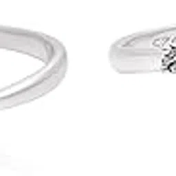 caratwala Handmade Pure 925 Silver Toe Ring, Stacking Ring for Women, Girls, Teens-picture-10