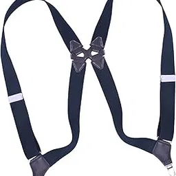 shopora Men Women Suspenders Y Shaped Adjustable Elastic Straps Heavy Duty Back Belt Black Brown | Mens Accessories | Suspenders Braces-picture-52