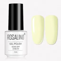 ROSALIND Soak Off Macaron Color Nail Pastel Gel 7ml Bright For Nail Art Design LED/UV Lamp (RCA904)-picture-30