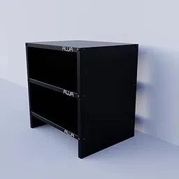 ALIJA®️ Solid Metal Bookcase/Library/Book Shelf/Rack (24 x 23 x 18 Inch) (Black, Solid)-picture-21