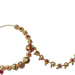 mizaat4u Brass Traditional Kumauni Nathiya for Women-picture-67