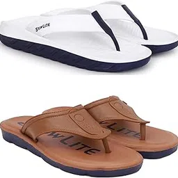 pampy angel Combo Pack of 2 Slipper/Flip Flops/Slides/Clogs/Sandals for Men, Comfortable & Light Weight| Stylish & Anti-Skid | Casual Waterproof & Everyday Flip Flops for Men & Boys-picture-26
