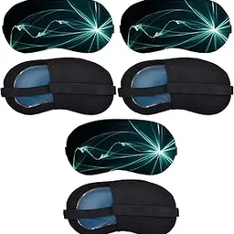 Samtrish Adjustable Sleep Eye Mask for Men&Women - Blackout Sleeping Blindfold, Comfortable Padded Design for Travel, Meditation, Office Naps, Relaxation, Bedtime&Light Blocking Sleep Aid | Pack of 3-picture-26