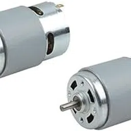 SP Electron Pack of 02 Pcs 12 Volt 775 Motor DC Motor High Power 12 Volt Big Core DC Motor High Torque 6000 RPM 12v dc Motor Speed Controller with Drill Chuck Fan kit Set Stand clamp (2 Pcs)-picture-16