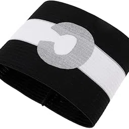 ATORSE Football Soccer Sports Arm Adjustable Bands Captain Armband #1 Black-picture-14