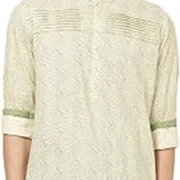 fabindia Men's Cotton Solid Slim Kurta-picture-22