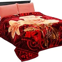 ELSTONE HOME Celerrio Mink Double Bed Blanket for Heavy Winter (Multicolour, 200 x 220 Cm)-image-33