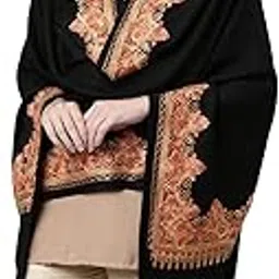 pashmoda Women Kashmiri Aari Embroidery Stole (Size: 71X203 CM)-picture-35