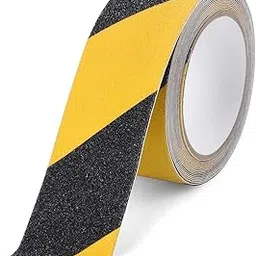 Anti-Skid Tape for Stairs Waterproof Non-Slip Tape with Strong Adhesive for Indoor/Outdoor Steps Yellow-Black Zebra, 25mm x 5m Roll-picture-26