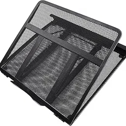 WeKonnect Laptop Cooling Stand | Compatible with 11" to 17" Inches iPads/MacBooks/Aluminium Desk Stand Laptop Stand with Adjustable Height Compatible with 36-39cm Laptops (Black)-picture-16