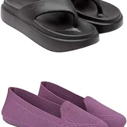 zenwear Extra Soft Classic Casual wear with Flexibility Technology Wedges Combo for Women's/Girl's(6109-2016)()-picture-38