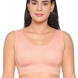 dermawear Women's Nylon Spandex Soft Padded Breezeology Bra (B-256)-picture-26