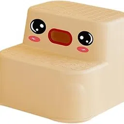 Cartoon Step Stool Kids Two Step Stool for Read Books Guest Rooms Play Piano White | Home & Garden | Furniture | Benches & Stools-picture-11
