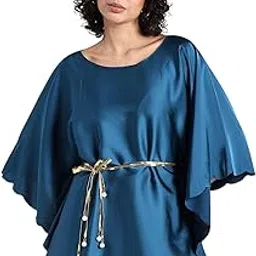 showoffff Women's Blue Kaftan Top-CHN-21632_Blue-picture-47
