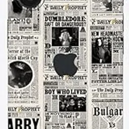 Layers Skins Compatible for iPhone 16 Harry-Potter-Paper Mobile Back Skin Rear Screen Guard Protector Film Wrap (Coverage - Back+Camera+Sides)-image-87