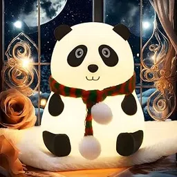 CRAE Panda Night Lamp for Kids | Adorable Room Decor & Lover Gifts for Teen Girls Boys | Night Light for Cute Baby Room,Table,Beside-picture-24